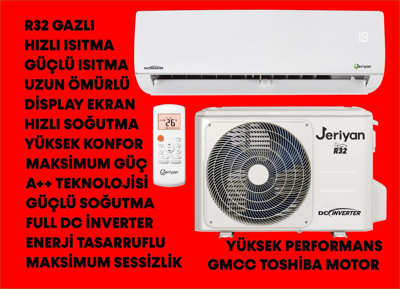 Jeriyan Duvar Tipi Klima